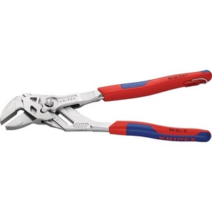 KNIPEX Pliers Wrench 250mm Chrome-Plated 52mm <b>Clamping</b> Width Multi-Component Handles with Fastening Eyelet - Product Image 4