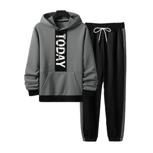 ชุดวอร์มกันหนาวสำหรับผู้ชายกางเกงผ้าฟลีซหนาสำหรับวิ่งชุดวอร์มลำลองสำหรับฤดูหนาว - Product Image 6