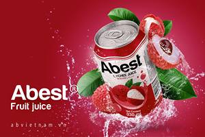 เครื่องดื่มเพื่อสุขภาพ abest Organic lychee JUICE drink in CAN 330ml จาก A & B รสธรรมชาติเวียดนาม - Product Image 6