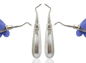 Ensemble de 2 instruments dentaires à manche creux de qualité allemande Source d'alimentation manuelle Main gauche et droite dentaire, ensemble, instruments chirurgicaux - Product Image 6