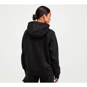 Sweat-shirt en molleton surdimensionné rose bébé à logo imprimé DTF personnalisé pour femmes, coupe ample, lavage à l'acide pour l'hiver - Product Image 2