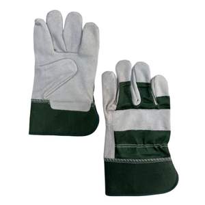 Gants de gréeur canadiens Gants de sécurité pour jardin Construction Conduite en cuir Canvas Caoutchouc - Product Image 1
