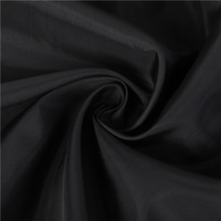 Doublure de sac à dos pour filles en taffetas 100 % polyester noir 190T, résistante aux plis et anti-bouloches, avec conception de logo personnalisée OEM