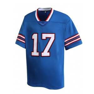 Maillot de football américain en tissu polyester durable, motif personnalisé, coupe confortable, maillot à hublot, idéal pour les équipes et les joueurs - Product Image 2