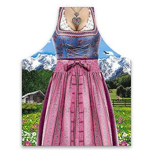 Reusable Traditional Bavarian Costume Dirndl <b>Bib</b> <b>Apron</b> - Product Image 1