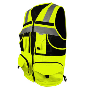Gilet de sécurité respirant pour usage extérieur, prix de gros, best-seller, léger, pour hommes - Product Image 3