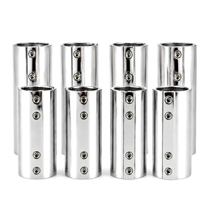 Conexión de Tubería Recta de Acero Inoxidable AISI 316, Herrajes Marinos de Tamaños Completos para Barcos, Yates, Pasamanos y Barandillas - Product Image 2