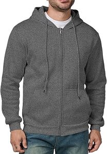Sudaderas Casuales de Invierno para Hombre, Color Sólido, 100% Algodón, Felpa, Corte Regular, con Bolsillo, Ecológicas, de Secado Rápido y Transpirables, de Alta Calidad - Product Image 5