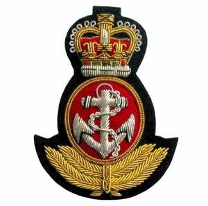 Insignia de chaqueta de alambre y lingotes bordados de buena calidad Insignias personalizadas más vendidas de alta calidad - Product Image 3