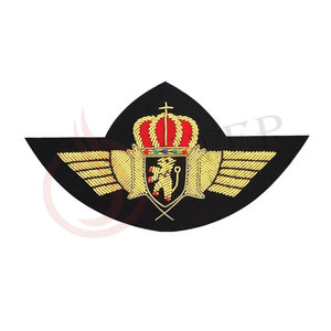 ป้ายและแผ่นปะสำหรับงานออกแบบ OEM,สัญลักษณ์ประดับปีกทำจากโลหะแท่ง - Product Image 4