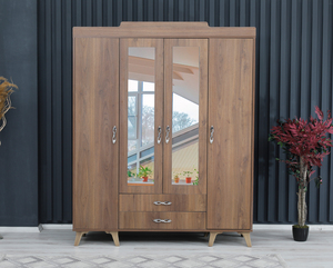 Armoire 4 portes personnalisable au design turc Meubles en bois de haute qualité Offres Spéciales usage domestique économise de l'espace - Product Image 3