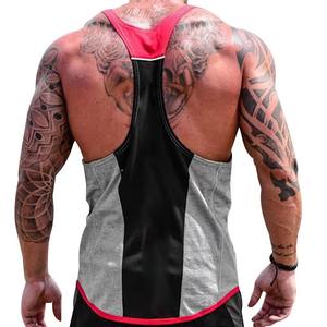 Comprar al por mayor diseño personalizado para hombre transpirable Fitness chaleco gimnasio I-shape Tank Top hombres culturismo chaleco entrenamiento camisa - Product Image 5