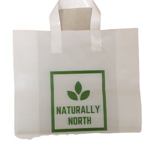 Sac à poignées réutilisables à boucle souple pour l'emballage du fabricant Le plastique provient du Vietnam OEM Besoins personnalisés au meilleur prix - Product Image 1