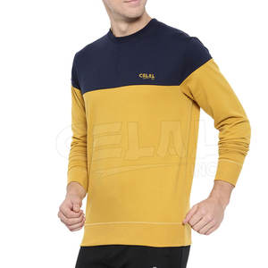 Sudadera de cuello redondo para hombre, de manga larga, con logotipo personalizado, de gran tamaño, precio al por mayor - Product Image 2