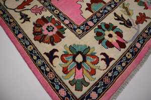 พรมโอชาค ลักชัวรี่ ขนาด 8x10 ฟุต สีเหลืองน้ำเงินโบราณ ชุดพรมขนสัตว์คุณภาพพรีเมียม ดีไซน์หรูหราแบบฮาริซ อิมพีเรียล สำหรับปูพื้น - Product Image 3