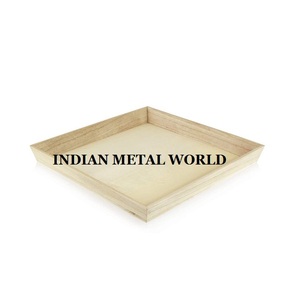 ชุดครัวอาหารถาดสี่เหลี่ยมรูปร่างที่กำหนดเองขนาดแข็งไม้ช็อกโกแลตถาด - Product Image 3