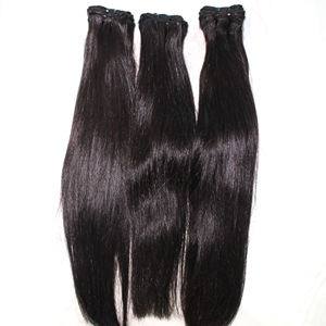Extensions de cheveux humains 100% naturels, tissage double trame de qualité supérieure, toutes couleurs, fournisseurs de cheveux bruts avec des produits compétitifs - Product Image 1