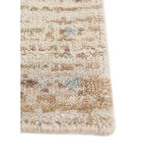 Tapis en laine noué à la main Viscaya beige marron, motif médaillon rectangulaire, pour la maison, la voiture, le salon, le couloir, l'entrée - AKWL-1748 - Product Image 4