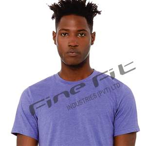 Plaine Hommes Bouffée Imprimé T-shirt Haute Visible Sonnerie Poly Coton Doux Confortable Tee À Manches Courtes Pas Cher - Product Image 5