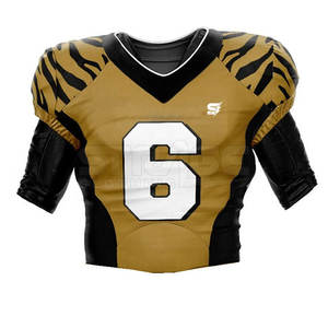 Le Fabric Comfortable Game Fit <b>American</b> Football Uniform Lightweight Breathable Eco-Friendly Design Short Flexible Movement - Product Image 5