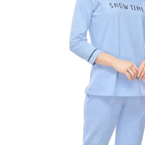 Vente en gros Chemise de nuit sans manches pour femmes Robes de soirée en coton doux pour l'été et l'hiver Vêtements de nuit Robe confortable - Product Image 2