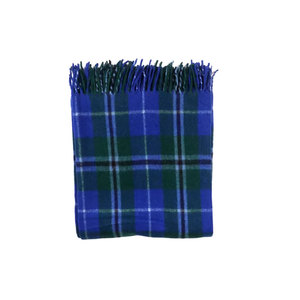 Douglas ผ้าห่มขนสัตว์สีฟ้าผ้าฝ้ายทอสไตล์ใหม่ในขนาดที่กำหนดเองสำหรับใช้ในบ้านหรือเดินทาง - Product Image 6