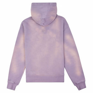 Sweat à capuche streetwear personnalisé dernier modèle sans ficelle en polaire vierge double couche vintage délavé à l'acide et délavé au soleil sweats à capuche pour hommes en détresse - Product Image 2