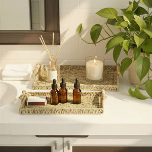 Elegante Bandeja de Servir Hecha a Mano con Hierba Marina, Fabricada en Vietnam con Calidad Premium y Precio Competitivo. - Product Image 1