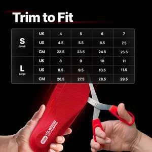 Plantillas Ortopédicas Deportivas Unisex Frido Max Comfort Arch Cushion, con Espuma Hi-Per Proprietaria y Talonera Profunda para Aliviar el Arco del Pie - Product Image 6