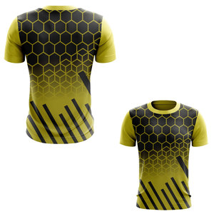 Alta calidad 240gsm 65% algodón 35% poliéster Unsex Oversized Drop Shoulder Blank cuello redondo manga corta Camiseta para hombres y mujeres - Product Image 3