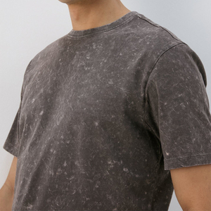 100% coton T-shirt pour hommes coupe ample imprimé hommes décontracté à manches courtes col en v pour Polo 100% Polyester respirant - Product Image 4