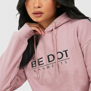 Chándales personalizados de lavado ácido para mujer, 100% de algodón, de talla grande, chándales personalizados con estampado en relieve para mujer - Product Image 3