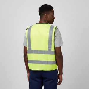 Chaleco Reflectante de Seguridad para Exteriores con LED, Impermeable, Verde Fluorescente de Alta Visibilidad, con Logotipo Personalizado, Clase 1 ANSI, OEM - Product Image 4