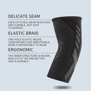 Comfortable Sports Elbow Sleeves Durable Elbow Sleeves Breathable Elbow Sleeves For Workouts - Product Image 4
