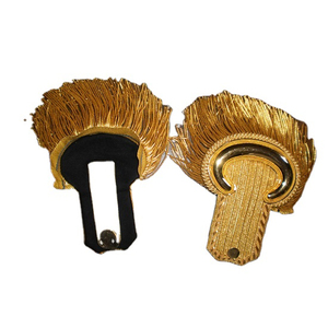 Épaulettes de rechange 100% fil et laine, accessoires uniformes, broderie, logos personnalisés - Product Image 2