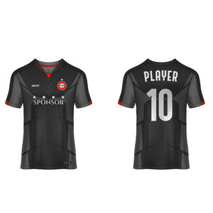 Camiseta de fútbol personalizada 2025 de Francia con diseño clásico de cuello en V, camisetas de fútbol sublimadas Retro, conjunto transpirable - Product Image 1