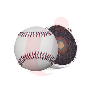 OEM, venta al por mayor, pelotas de béisbol de cuero Pu a granel, logotipo personalizado, Partido de entrenamiento ligero promocional, juego de bambú, corcho de murciélago - Product Image 1