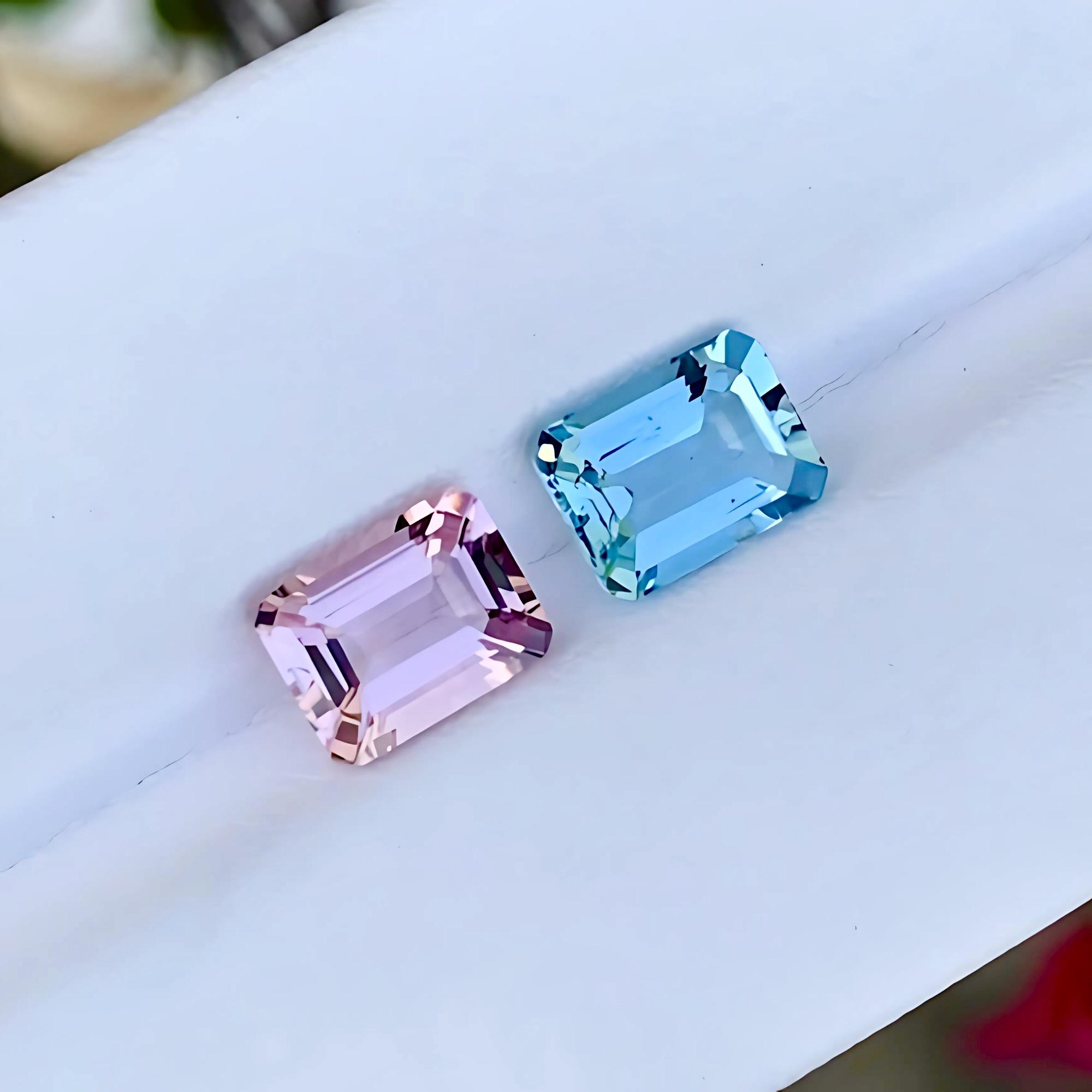 Aquamarine et Morganite