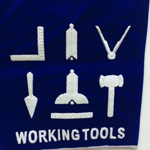 Masonic Regalia Free Masons Masonic Blue Lodge Cubiertas de pedestal Juego de 3 - Product Image 2