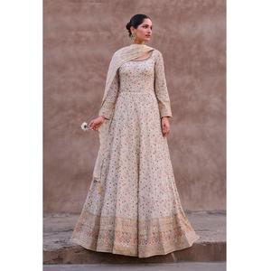 Traje Anarkali de Tela Georgette de Diseño Elegante en Nueva Colección, Atuendo Glamuroso Más Vendido para Damas, Listo para Usar - Product Image 1