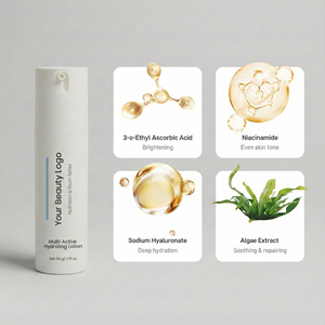 Lotion hydratante multi-active pour peaux sèches et matures pour fixer l'hydratation, réduire les rides et éclaircir le teint terne pour un éclat jeune - Product Image 2