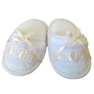 Zapatitos de Bebé Tejidos en Color Marfil - Product Image 2