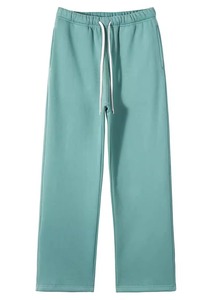 100% <b>Polyester</b> Canvas Fabric High Waist Casual Flare Track <b>Jogger</b> Pants Breathable Anti-Wrinkle Fleece Sweatpants for Men - Product Image 5