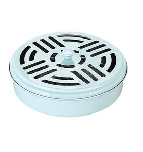 Brûleur d'encens moustique fini personnalisé boîte arrondie couvercle fabriqué à la main porte-bobine moustique pour intérieur maison utilisé. - Product Image 1