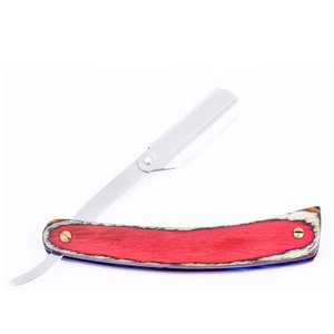Rasoir droit à lame unique avec manche en bois pour les besoins personnels de rasage pour le visage, le corps, le bikini et les aisselles - Product Image 1