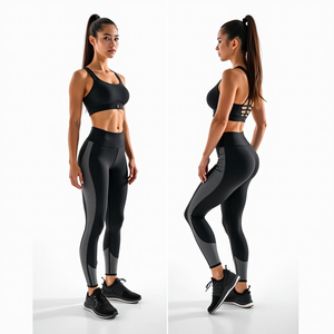 Conjunto de Ropa Deportiva de Yoga para Mujer sin Costuras con Sujetador y Leggings, Hecho para Otoño e Invierno con Ajuste Transpirable y Cómodo - Product Image 5