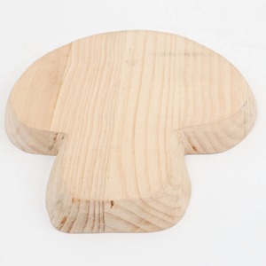 Plateau de service en bois avec conception de champignon élégant plateau artisanal pour thé collations café idéal pour la cuisine et la décoration intérieure - Product Image 1