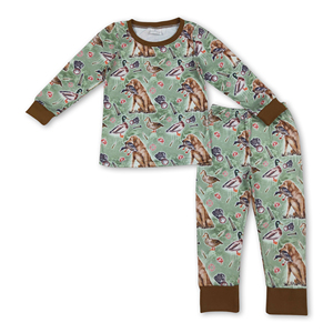 Pyjamas de chasse pour garçons, vêtements pour enfants, vêtements pour bébés garçons, ensembles de vêtements pour garçons, manches longues, OEM/ODM/RTS. - Product Image 3