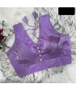 Blusa de Sari de seda India Purt para bodas y festivales, blusa de Sari de seda de organza con patrón elegante, Salwar Kameez pesado - Product Image 1