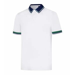 Chemise de golf tricotée haute performance pour hommes avec logo frontal, manches courtes, séchage rapide et caractéristiques écologiques - Product Image 1